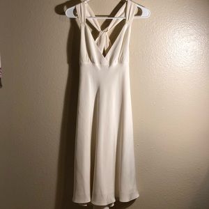 J. Crew Avery gown midi in ivory